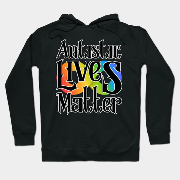 Autism Lives Matter infinity symbol gradient Hoodie by yphien